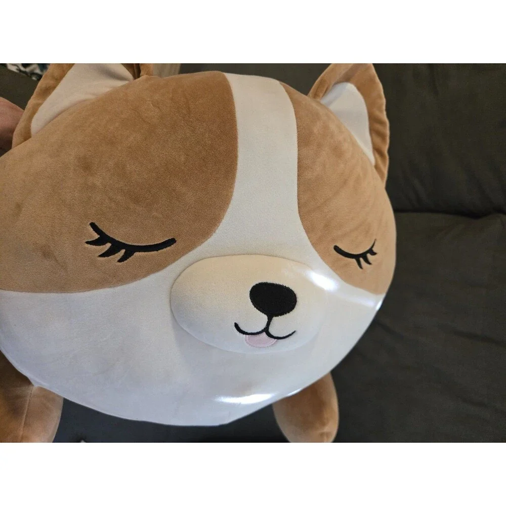 Large Big Jumbo Squishmallow Regina Sleep A Mallow Rare VHTF Corgi Dog Free Ship